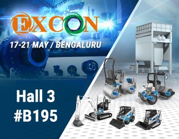 Poclain Hydraulics’ Pondicherry India Team at EXCON 2022 Hall 3 B195